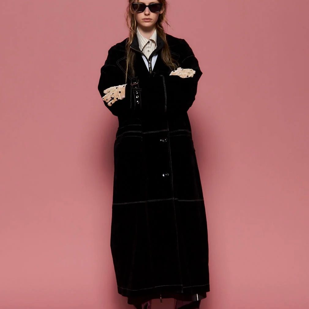 【残り一点】Suede Trench Coat