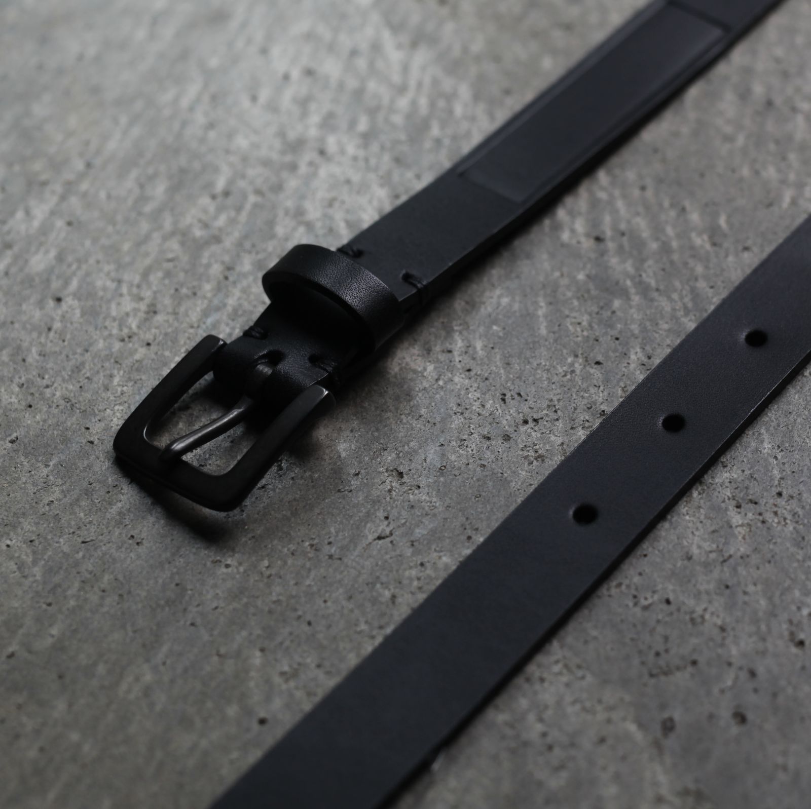 【残りわずか】Leather Belt(PINNED BUCKLE)