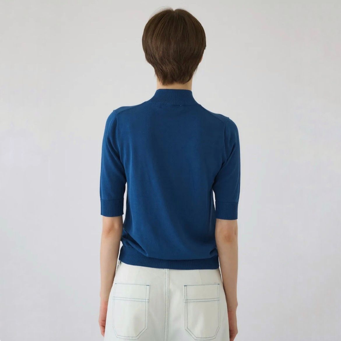 【残り一点】Silk Mix Fit Tops