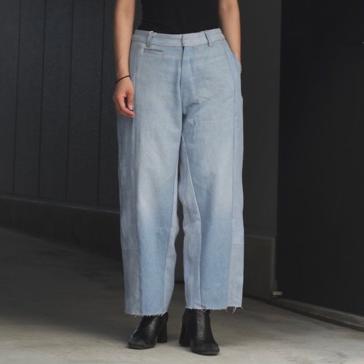 SEEALL - 【残り一点】Reconstructed Super Baggy Slacks Denim_1(S