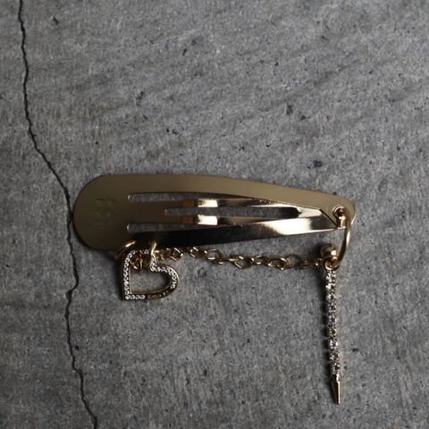 【残り一点】Oval Hair Clip(GOLD)