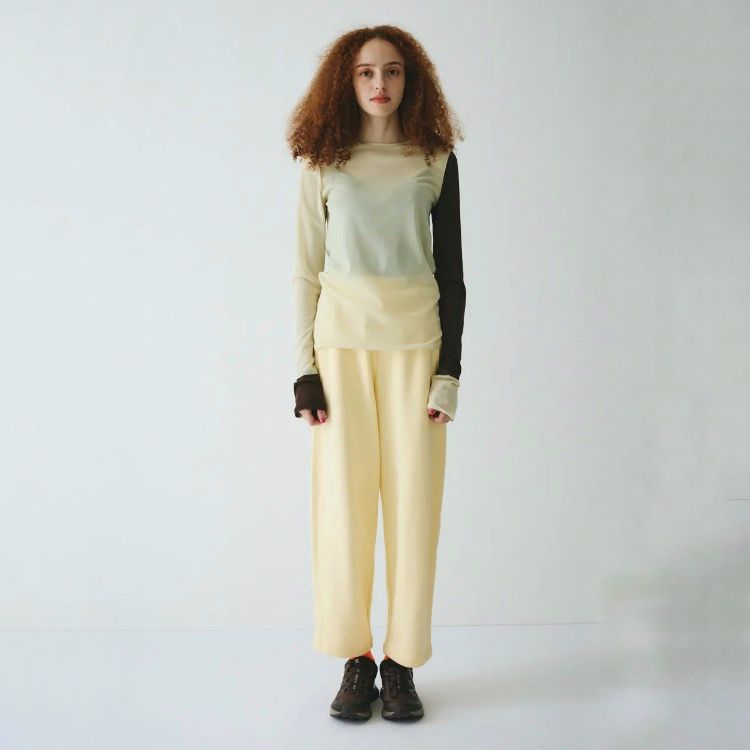 【残り一点】Crew Neck Mesh Inner Tops