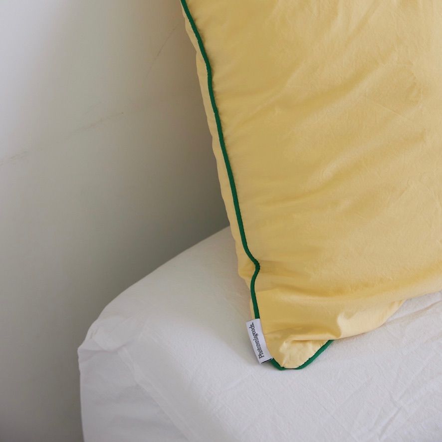 【残り一点】Frame Bedding Set Q(YELLOW×GREEN)