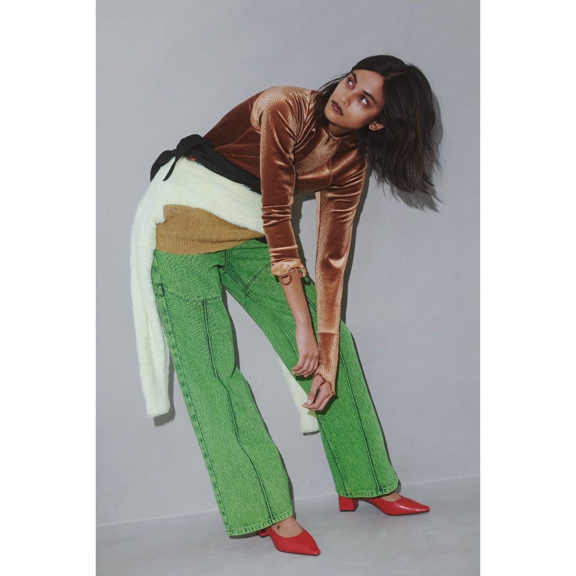 【残り一点】Flex Velvet Cuff-Glove Long Tee