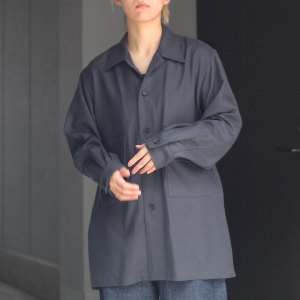 大手通販 - YOKE 21AW BIG FLAP LONG SHIRT - モール:5696円