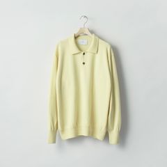 【残り一点】Pure Cashmere Knit Polo LS