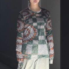【残り一点】Graphic Mesh Top B