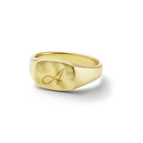 【お取り寄せ注文可能】Signet Ring No.3(K10 YELLOW GOLD)