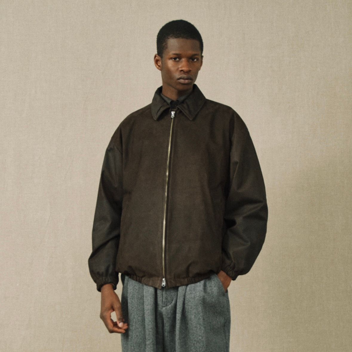 【残り一点】Zip Blouson(NUBUCK LEATHER)