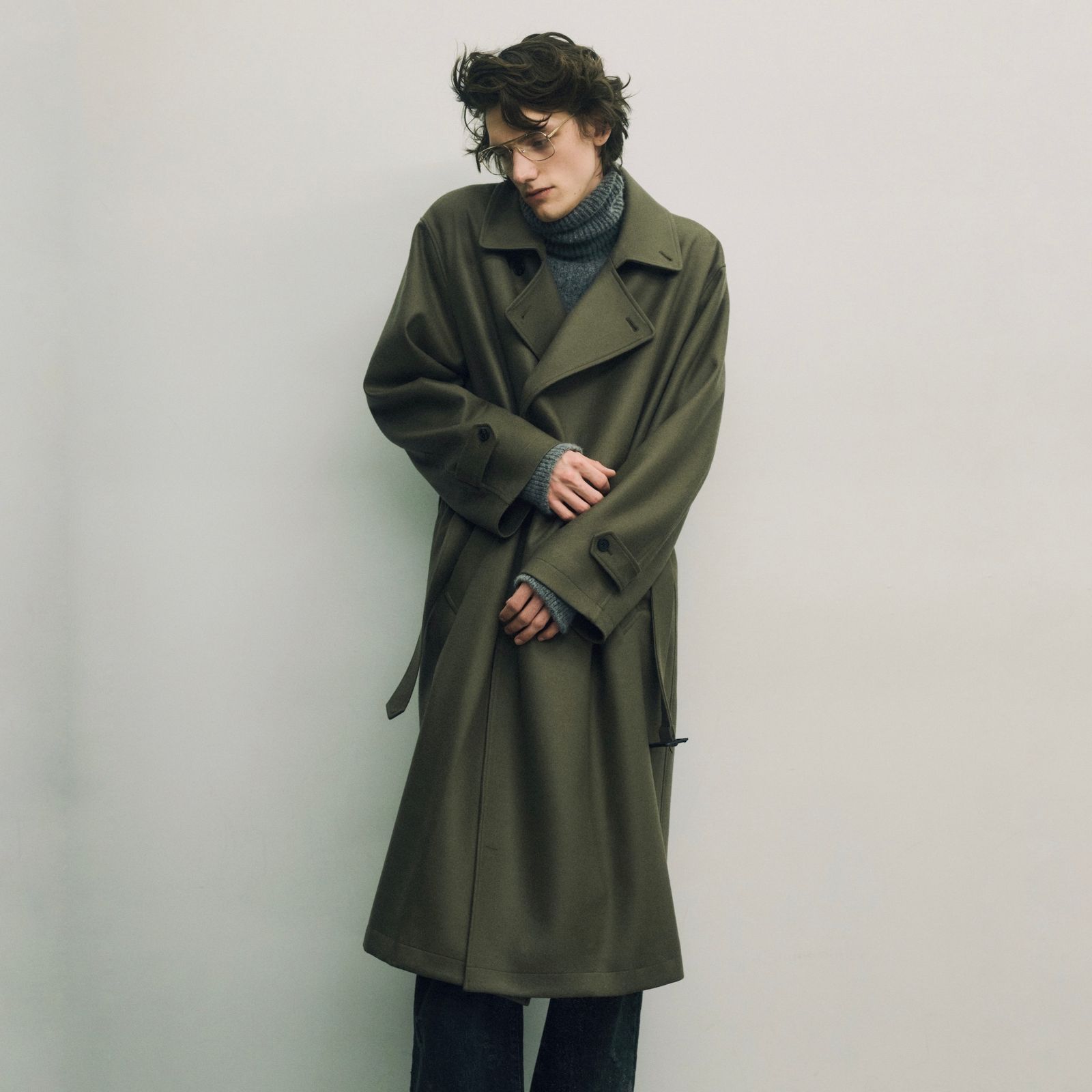 【残りわずか】Oversized Double Breasted Coat(WOOL)