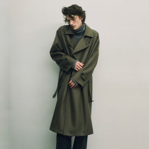 【残りわずか】Oversized Double Breasted Coat(WOOL)