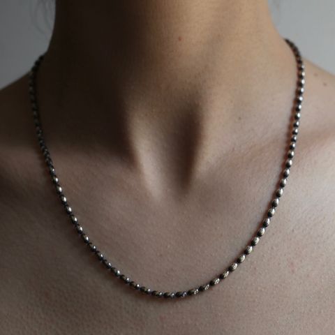 【お取り寄せ注文可能】Narrow Oval Bowl Chain Necklace