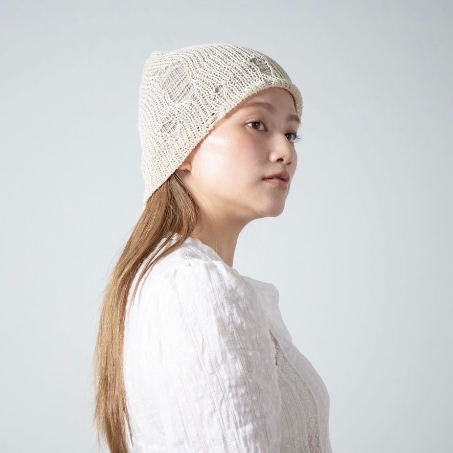 【残り一点】Damage Mesh Beanie