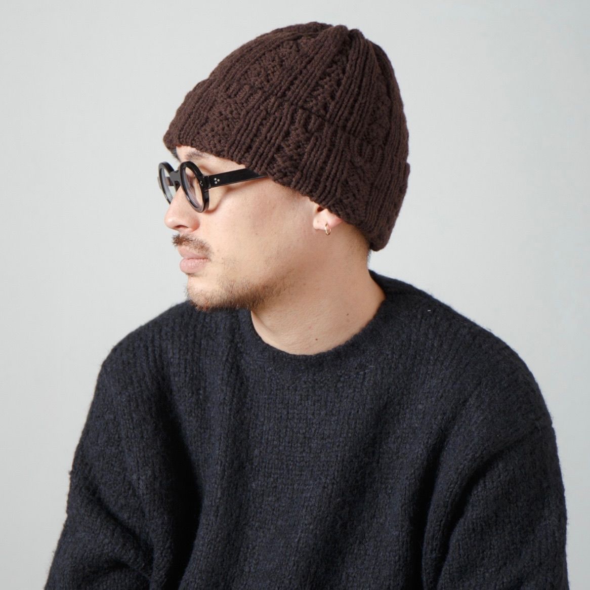 【残り一点】Insideout Cable Knit Cap
