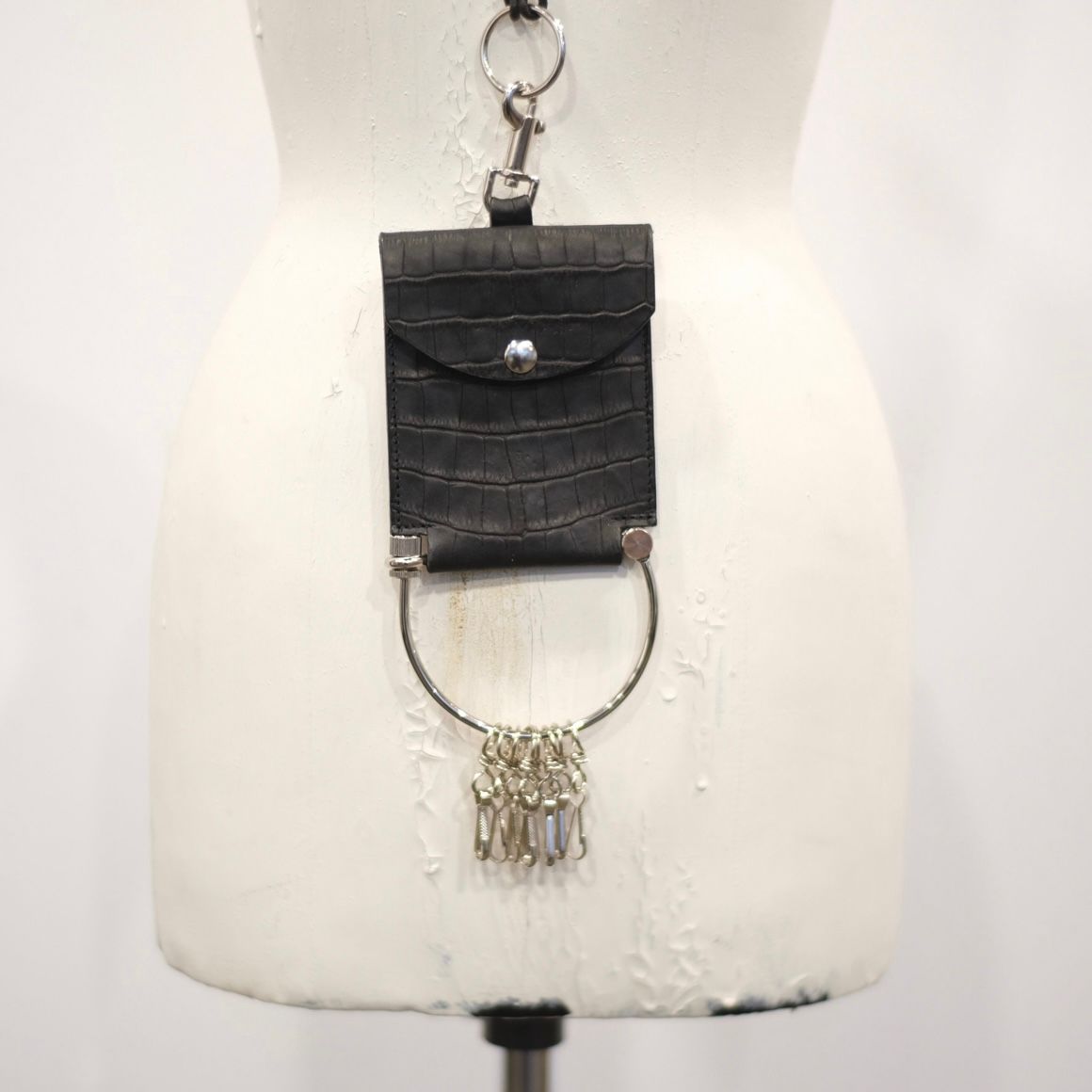 【お取り寄せ注文可能】 Keyring Neck Pouch(CROCODILE)