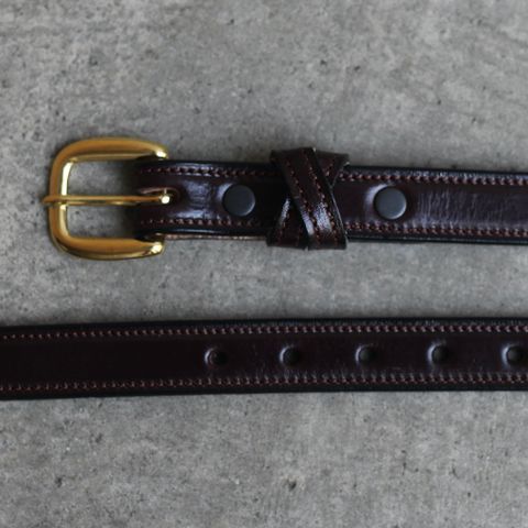 【残りわずか】Crossed Keeper Belts(HAVANA×BRASS)
