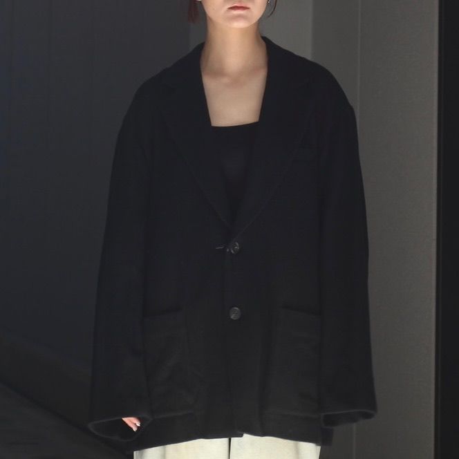 【残り一点】Wool/Cashmere Fleece Single Breasted Jacket