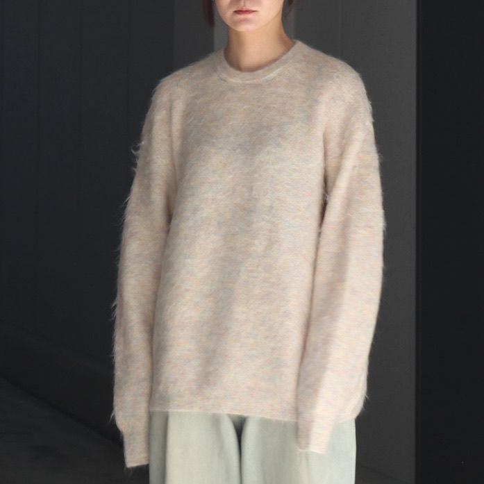 トップス ssstein Super Kid Mohair Knit Crew Neck ssstein - 【残り一点】Super Kid Mohair Knit Crew Neck LS