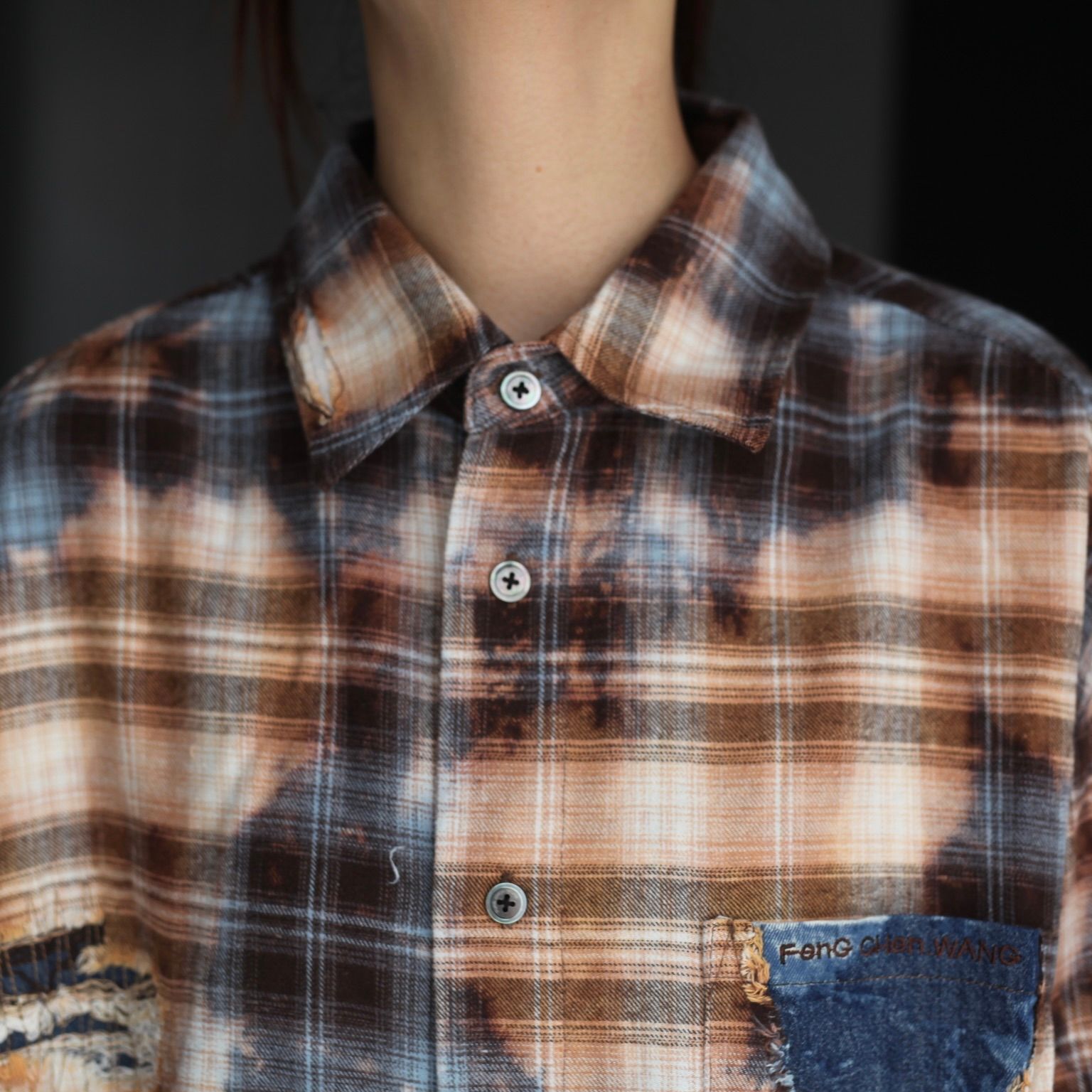 【残り一点】Short Sleeve Shirt in Decayed Check