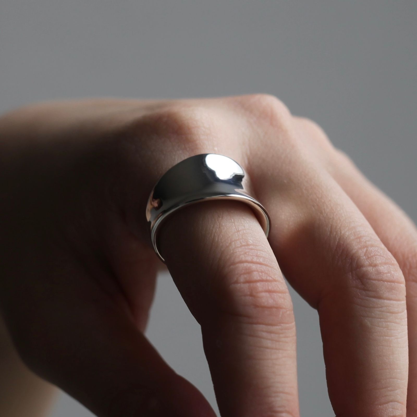 【残りわずか】Streamline Ring Small(SILVER)