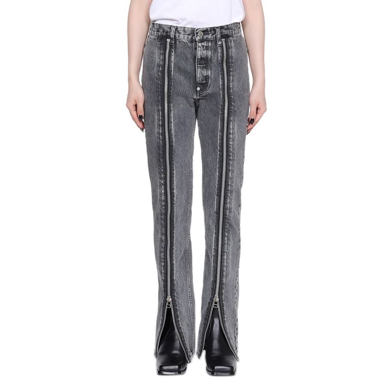JOHNLAWRENCESULLIVAN - 【残りわずか】Washed Denim Zipped Pants 
