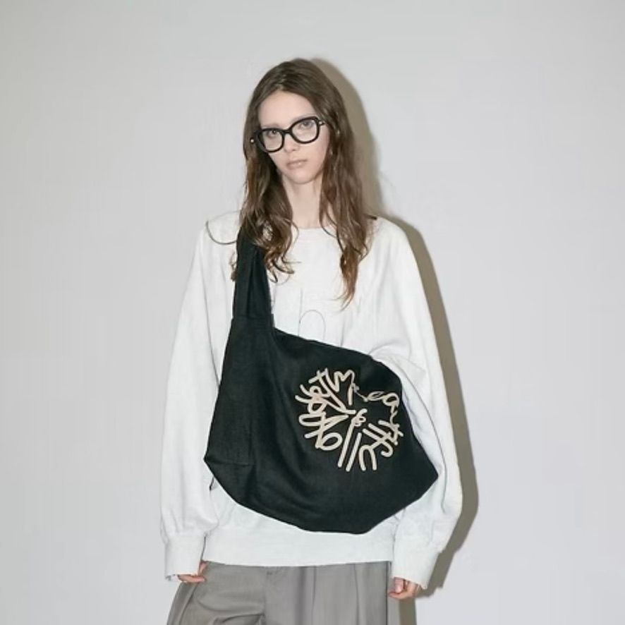 【残り一点】セミウェットリネンショルダーバッグ