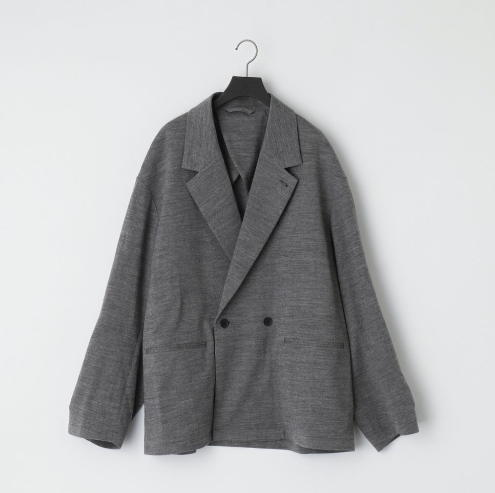 【残り一点】36G Wool Herringbone Double Jacket