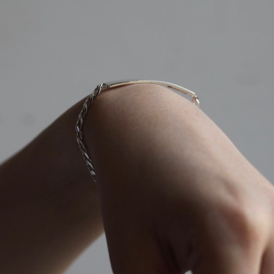 【お取り寄せ注文可能】ID Bracelet_M(SILVER)