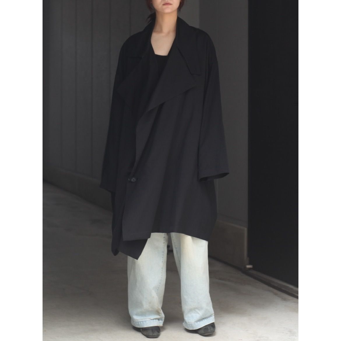 マルティニーク⭐︎ウールチェックコート⭐︎美品