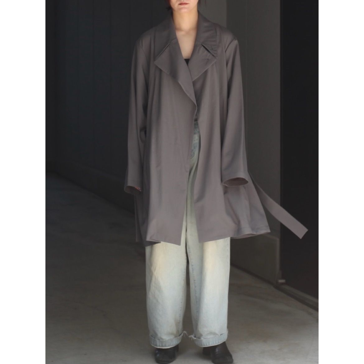 YOKE - 【残り一点】Wool Tropical Double Breasted Coat
