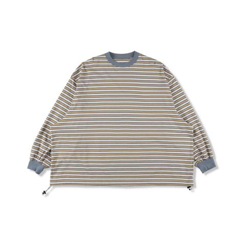【残り一点】Balloon Border Long-Sleeve T-Shirt