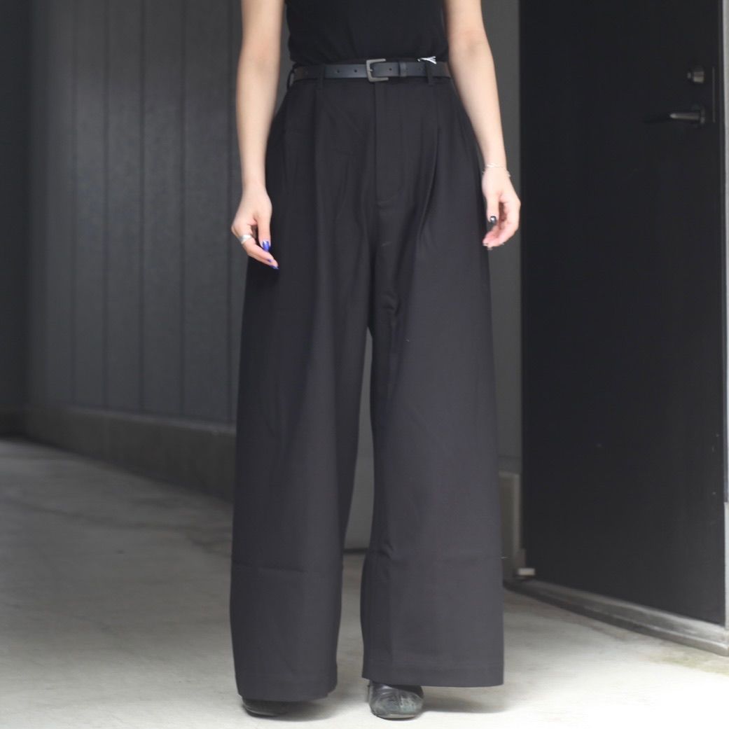 【残り一点】コットンツイルワイドパンツ