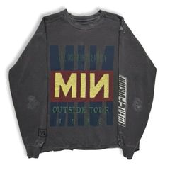 【残り一点】Bootleg DIY Crew Sweat With Damaged(OUTSIDE TOUR)
