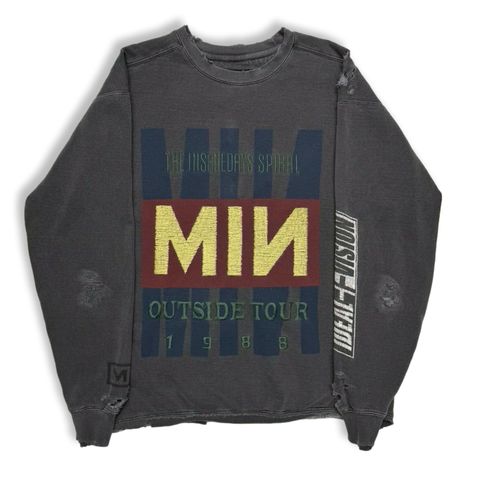 【残り一点】Bootleg DIY Crew Sweat With Damaged(OUTSIDE TOUR)