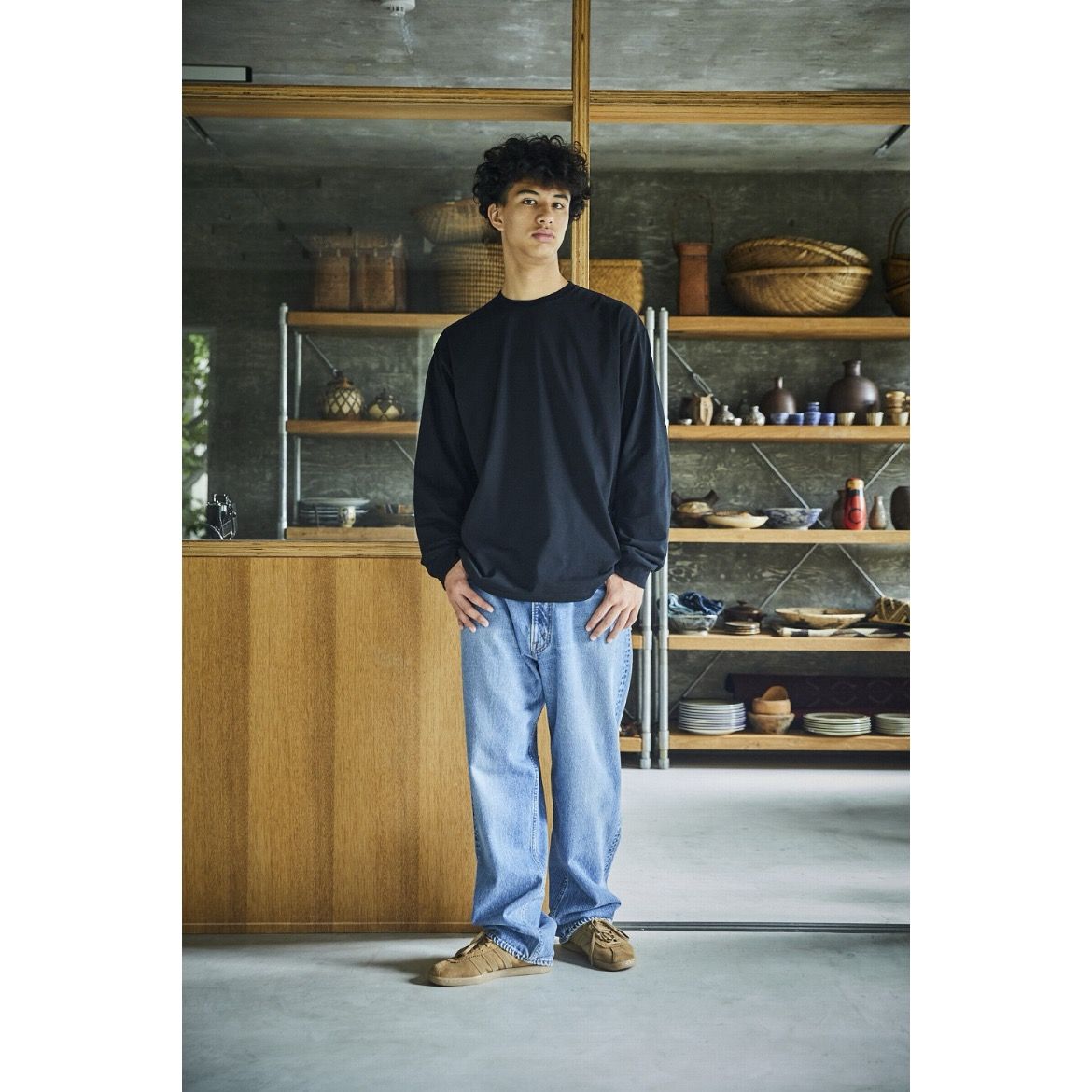 【残り一点】Sturdy Cotton Long Sleeve T-shirt