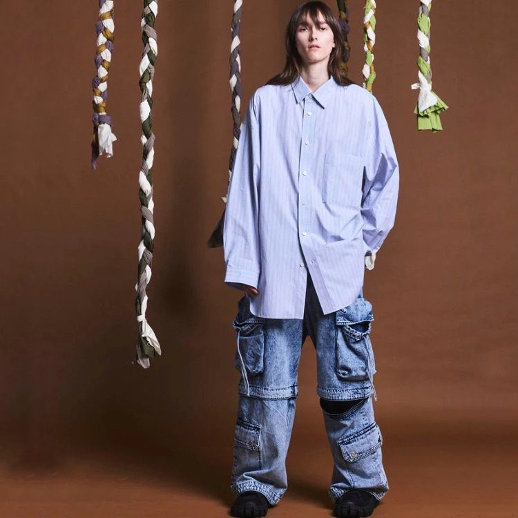【残り一点】Big Pocket 2way Baggy Denim Cargo Pants