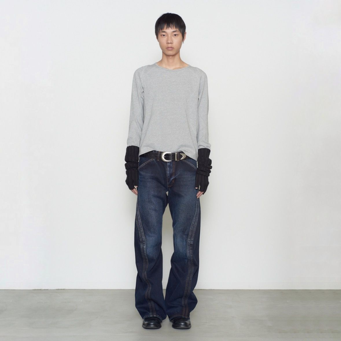 【残り一点】Paneled Long Sleeve T-Shirt