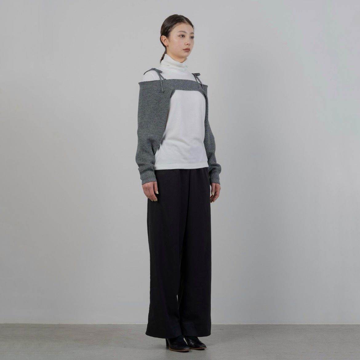 【残り一点】Washable Wool Dia Suit Off Shoulder Sleeves