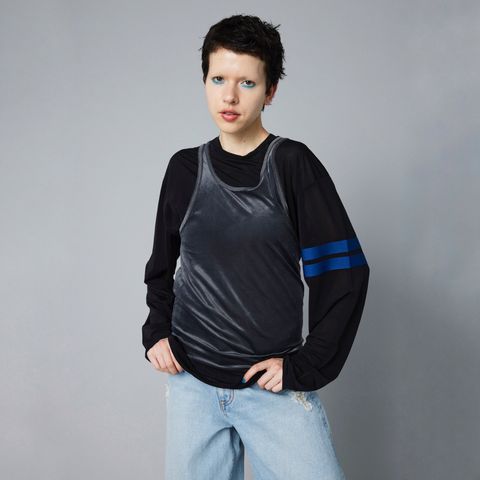 【残り一点】Velour Tank Top