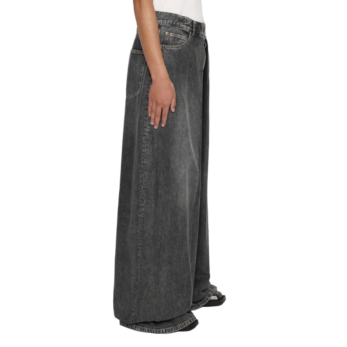 【残りわずか】Washed Denim Super Wide Pants - 44 (MEN・S)