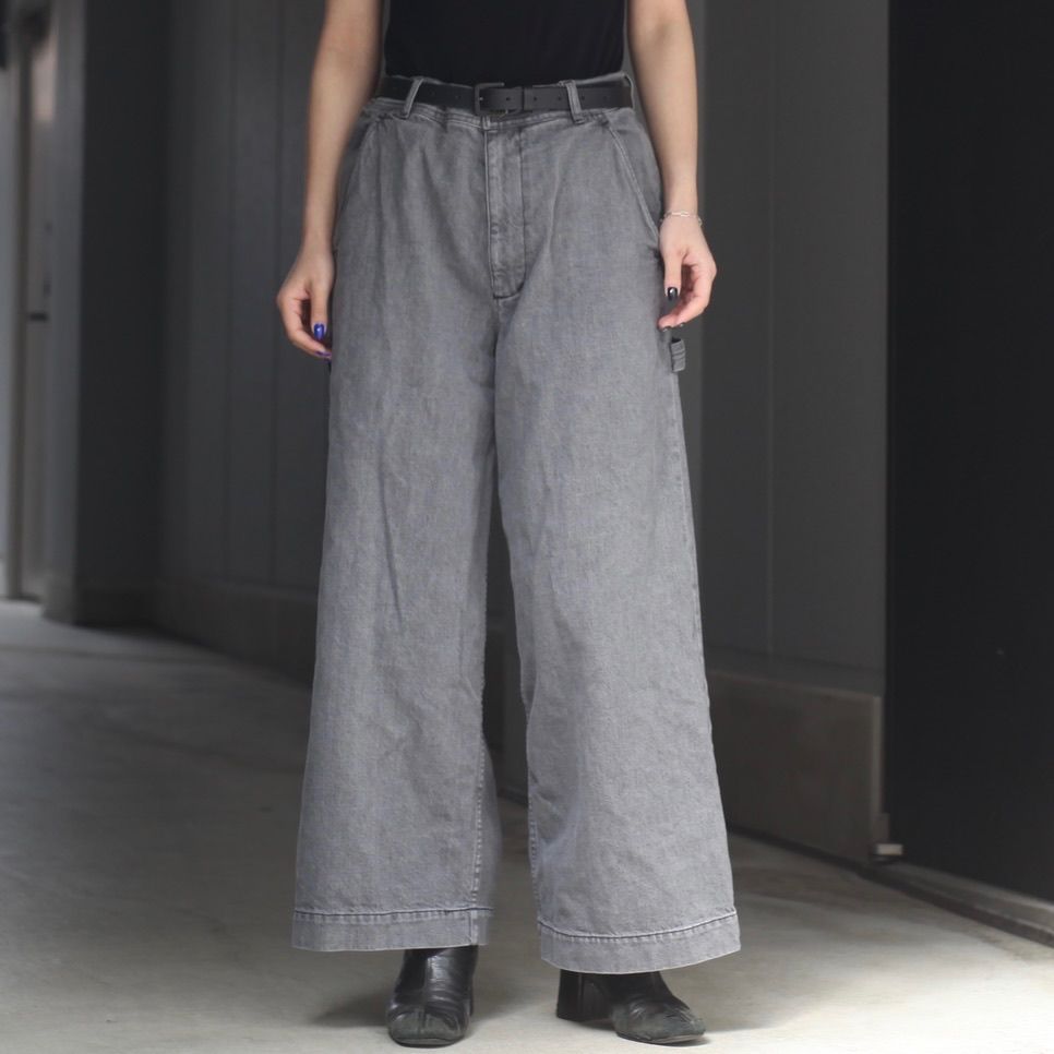 【残り一点】11.5ozペインターブラックデニムパンツ(USED)