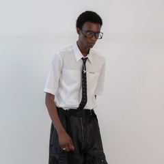 【残りわずか】"Humming Bird"Embroidary Flower Tie