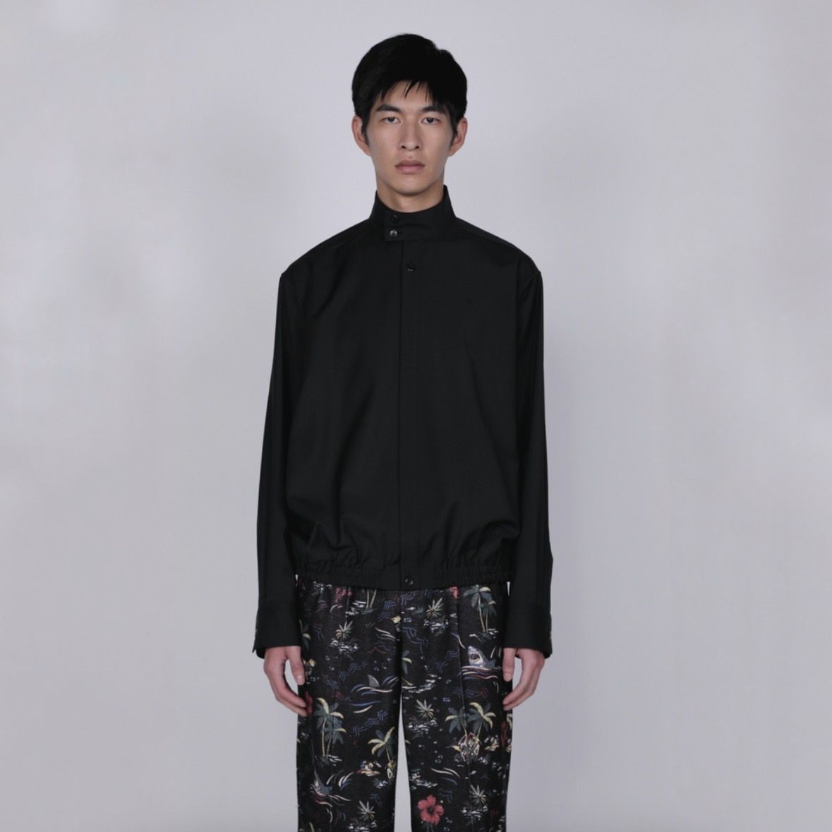 【残り一点】Stand Collar Volume Shirt