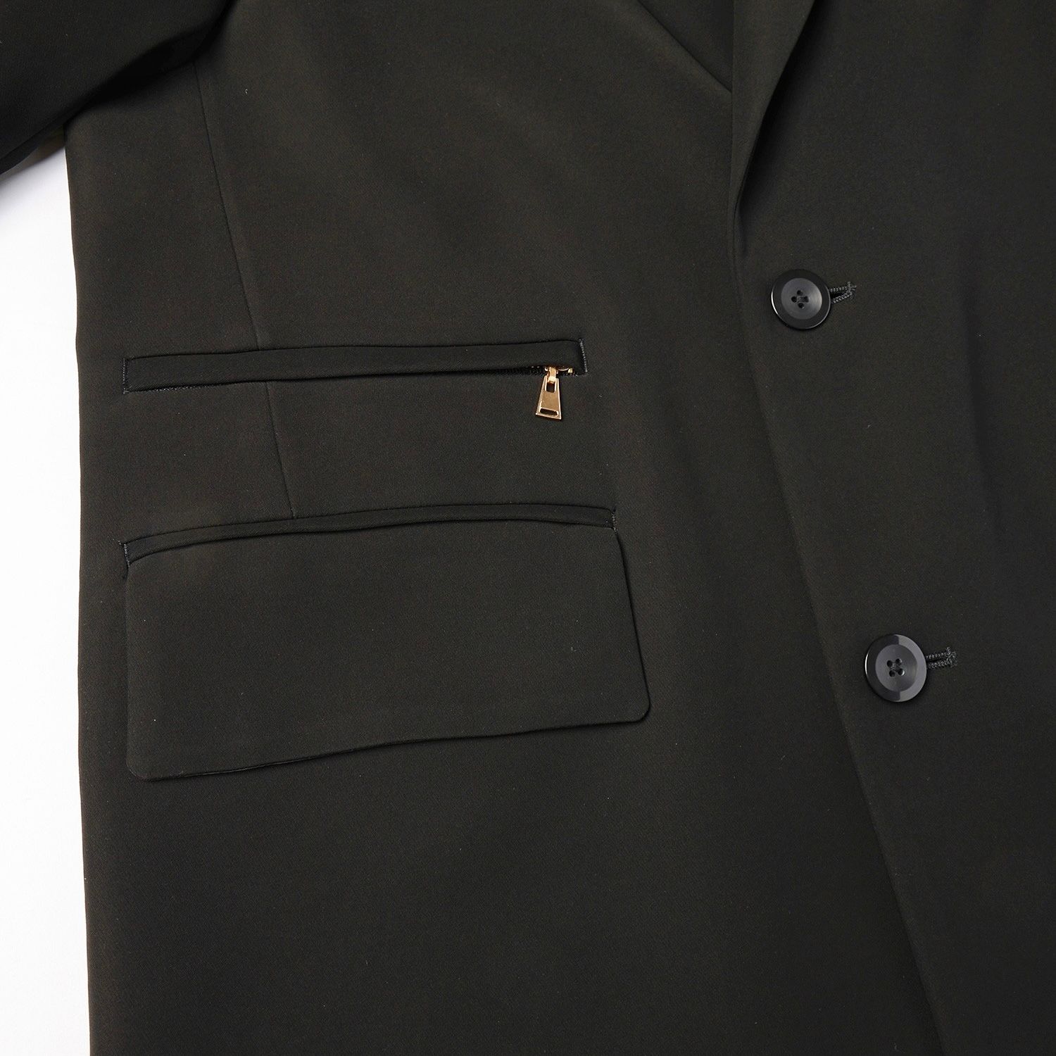 【残り一点】Double Cloth Twill Zip Pocket Tailored Jacket