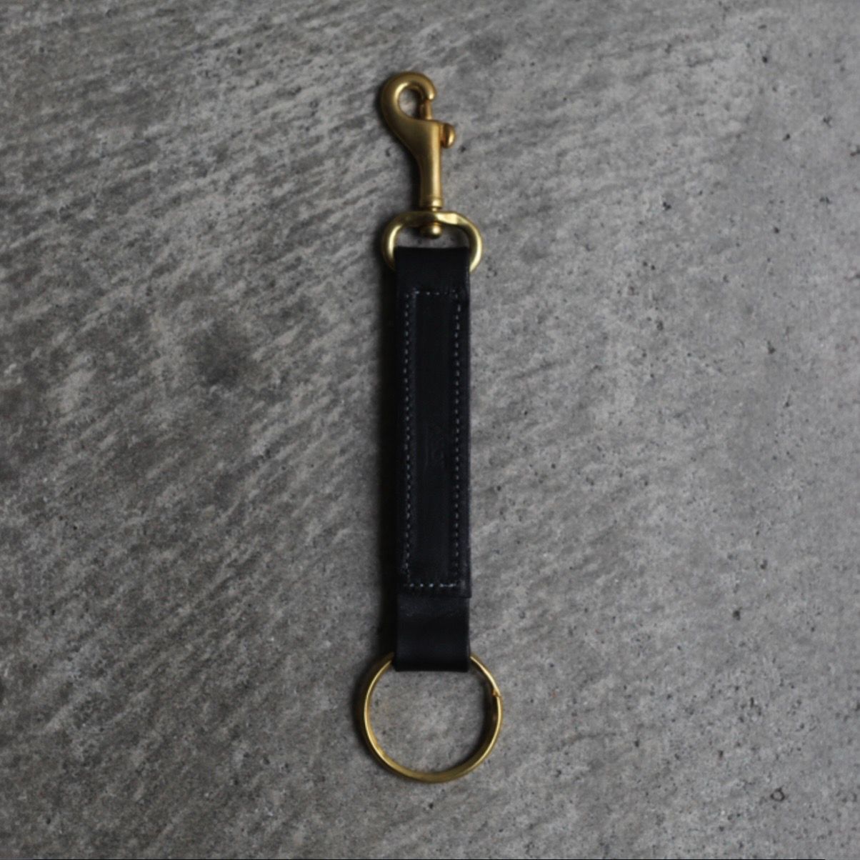 【残りわずか】Brass Bolt Snap Key Fobs(BLACK)