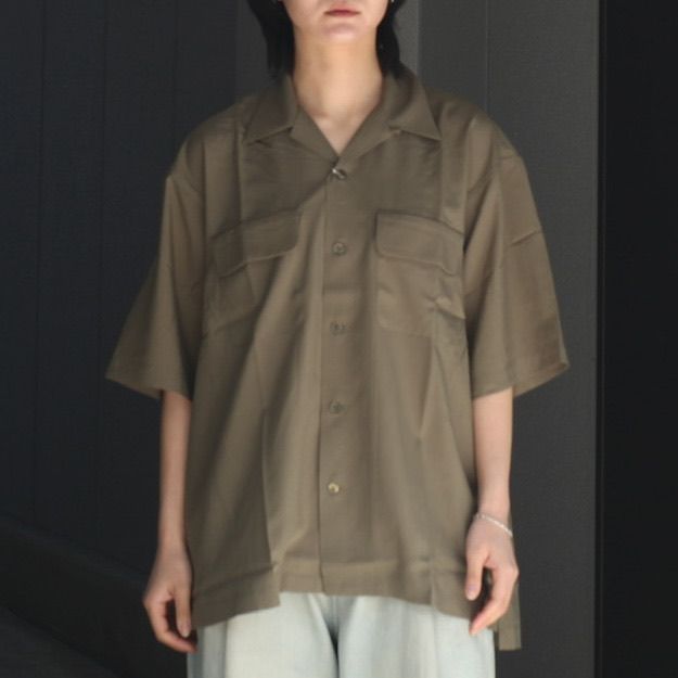 UNIVERSAL PRODUCTS - 【残り一点】Open Collar S/S Shirts | ACRMTSM 