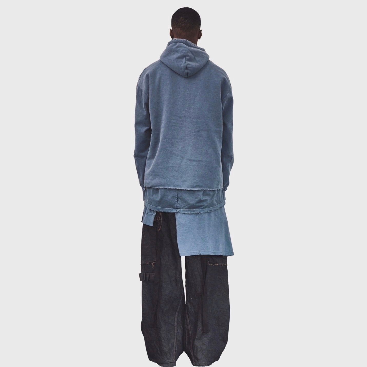 【残りわずか】Slash Seam Twist Cargo Jeans(PERSIMMON TANGY DYED)