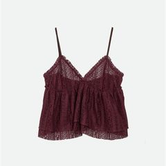 【残り一点】Sheer Lace Cami Tops
