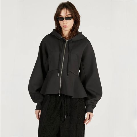 【残り一点】ペプラムフーディパーカー