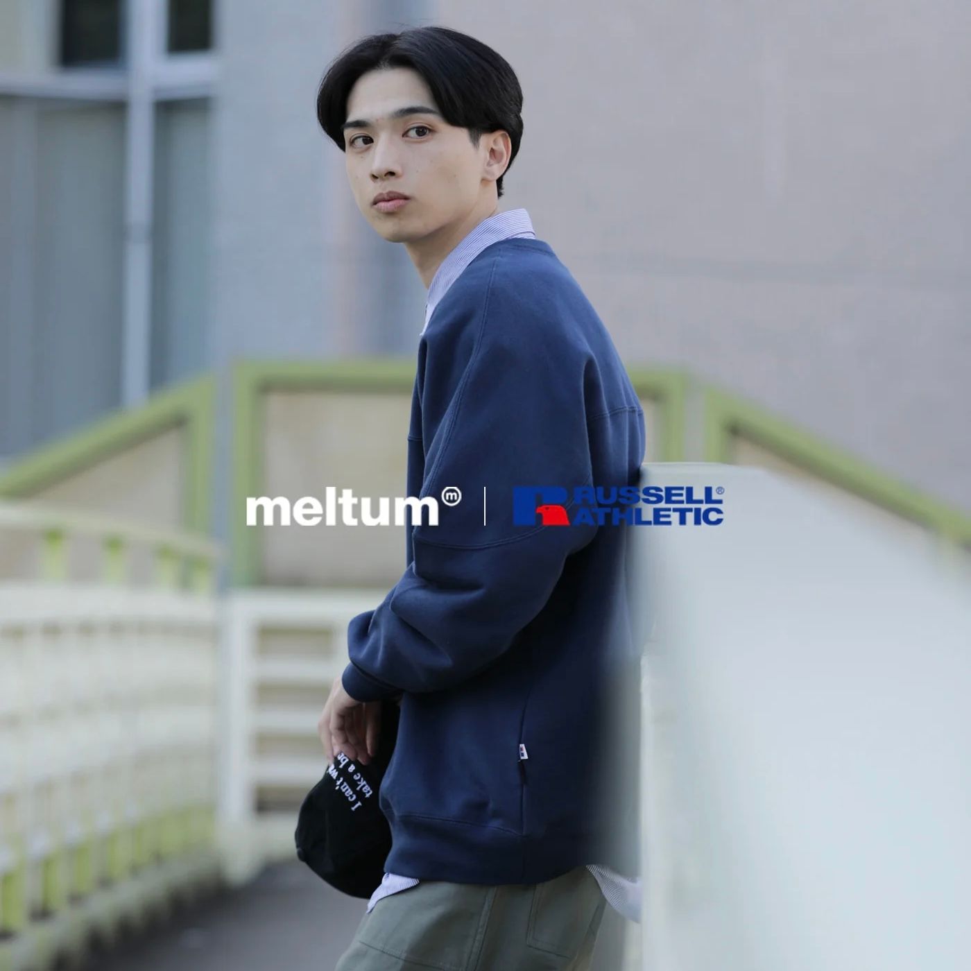 【残り一点】Cap Shoulder Sweat Shirt